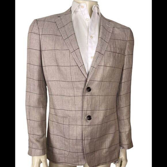NWT Tasso Elba Linen Sport Coat, Size Medium - Picture 1 of 9